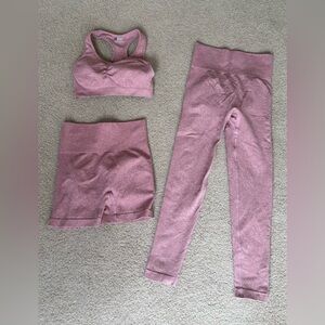 Women's Pink Workout Set